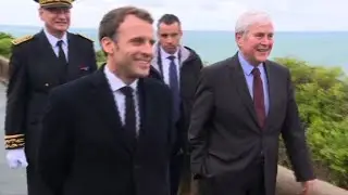 Macron visits Biarritz to prepare for G7 summit in August
