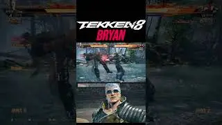 Tekken 8 😱 LowHigh Bryan Chopping Elbow Combos 😱 #shorts #bryan