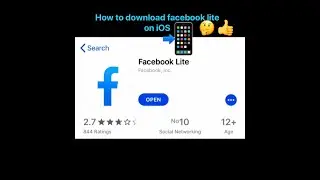 How to install Facebook lite on iPhone/iOS device | TUTORIAL