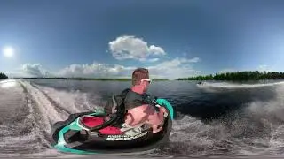 Seadoo Spark Trixx - 360 video - Sunny Day in Rovaniemi
