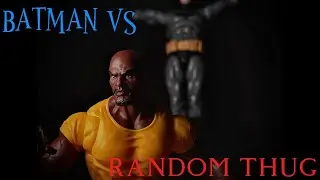 Batman Vs a Random Thug (Stopmotion Animation)