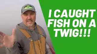 I Caught Fish On A TWIG!!!