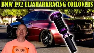 BMW E92 FLASHARKRACING COILOVER INSTALL🔥😈