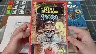 0257 Magia! AS SETE SERPENTES | T2P2 | SORCERY! Artes M&aacute;gicas | Steve Jackson | DEP&Oacute;SITO GEEK
