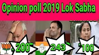 Opinion poll 2019 Lok Sabha election  2019 opinion polls