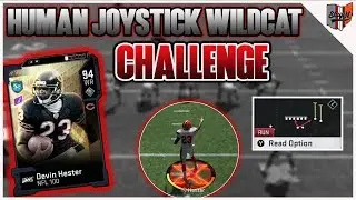 HE CAN PASS? HUMAN JOYSTICK DEVIN HESTER WILDCAT CHALLENGE MADDEN 20 GAMEPLAY