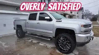24x12 -44 на 35x12.50. Примерка на Silverado 2016 года.