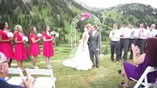 Josh + Tiffany Short - Snowpine Lodge in Little Cottonwood Canyon
