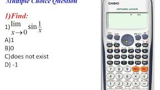 find limit of sin1/x when x tends to 0.Calculator tricks in limit calculation.