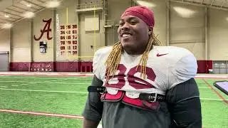 Alabama DL Tim Keenan Interview | Auburn Game Week