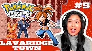 Meteor Falls, Lavaridge Town and the Heat Badge! | Pokemon Sapphire Version | Gameplay #5 |