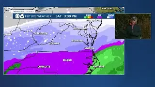 Tracking heavy snow potential next weekend in Virginia