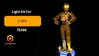 Classic Light Kit for LEGO&reg;  Star Wars 75398 C-3PO