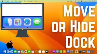 How to Move or Hide the Dock on Mac