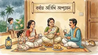 বর্ষায় অতিথি আপ্যায়ন ☁️ | পর্ব-২ | Bengali Cartoon | Hasi Ullash |