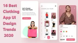 Best 16 Clothing  App  UI Design Inspiration | Clothing app design trends 2020 | UI animation