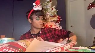 Asmr Wrapping Christmas Presents + Update (crinkly sounds)