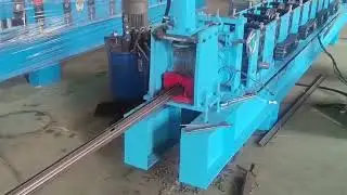Door frame reinforcement rib manufacturing machine#machine #manufacturer #roll forming machine