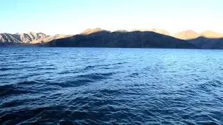 Pangong Tso at sunset
