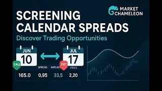 Screening Calendar Spreads  Discover Trading Opportunities with Market Chameleon