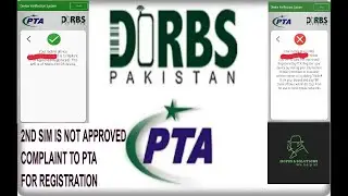 ONE SIM APROVE AND SECOND SIM NOT APPROVED COMPLAINT TO PTA