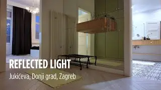 Stylish city apartment with high ceilings and mirrored light reflections &ndash; Jukićeva, Zagreb