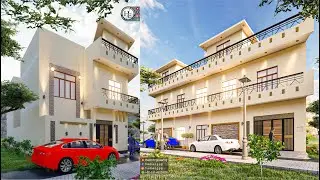 2034 sqft house in Rawalpindi by HADI Engineering & Construction