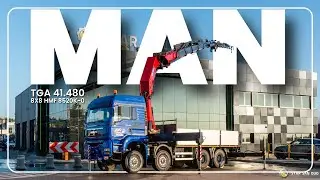 MAN TGA 41.480 8x8 HMF 8520K-0 HDS Fly Jib Żuraw 2018 rok
