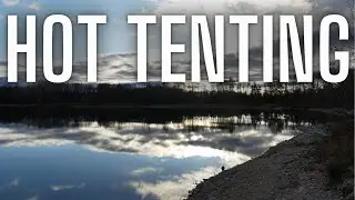 HOT TENT CAMPING - RBM Pentagon - Cold Windy & Rain - Camp & Cook