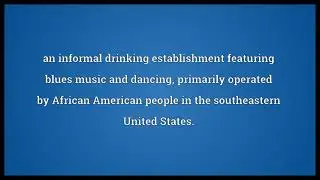 Juke joint Meaning