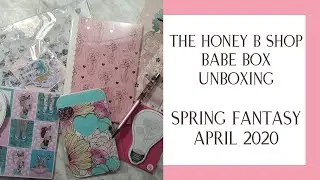 The Honey B Shop Babe Box April 2020 - Spring Fantasy | Planner Subscription