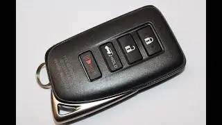 Замена батареи брелока Lexus RX350 LX570 NX200t &mdash; ЛЕГКО и своими руками