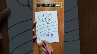 Republic Day Card / I Love My India Drawing #shorts #republicday