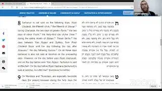Living Jewish - Section 22 - Prayer - Tachanun