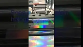 bopp seamless plain hologram film