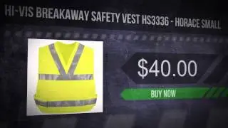 HI-VIS BREAKAWAY SAFETY VEST HS3336 - HORACE SMALL