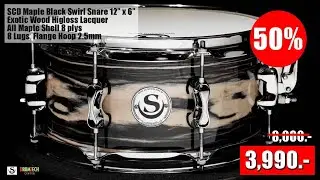 Maple Black Swirl 12