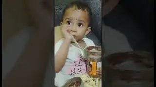 Maatikitiye pangu 😜😜😜 baby jessica Hershey facial #babygirl #babies #child #kids