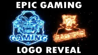 Fire and electric Logo reveal