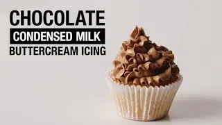 Chocolate condensed milk buttercream icing