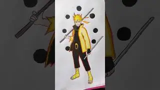 Drawing Naruto sage mode || #animedrawing  #naruto #itachi #madara #anime #shorts