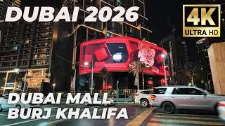Dubai [4K] Amazing City Center, Burj Khalifa , Dubai Mall Walking Tour Compilation - 2026 🇦🇪