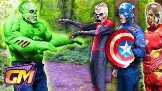Hulk Zombie VS Zombie Avengers!! Who Can Save Them?