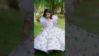 beautiful zara baby|lavender garden theme panel ballgown|princess frocks|trending|fascinodresses😍🦋💜
