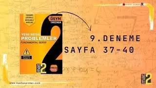 MAT2 YAYINLARI | PROBLEM DENEMELERİ | 9.DENEME &Ccedil;&Ouml;Z&Uuml;MLERİ #matematik #tyt #problemler @mat2yayınları