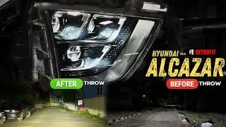 Hyundai ALCAZAR Lights Problem Solution with Super visibility | Pune | Poona Motors Pvt Ltd