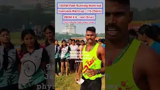 1600m fast running work-out plan COACH-State'Champion National'Medalist Amarjit Athlete 🥇🏆 #running