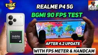 Realme P4 5g Bgmi 4.2 update 90 FPS Test🎮 | Performance Review|
