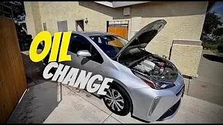 HOW TO CHANGE OIL ON A 2016 - 2022 TOYOTA PRIUS