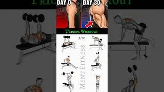 Triceps workout at gym|Triceps workout at home|Triceps workout with dumbbell #triceps #workout #gym